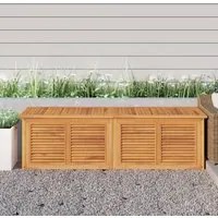 Contenitore Giardino con Borsa 175x50x53cm Legno Massello Teak 363273