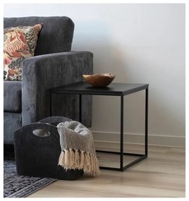 Tavolino nero , 45 x 45 cm Vita - House Nordic