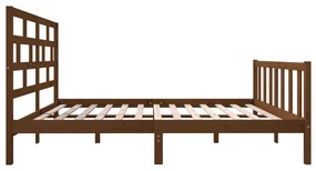 Giroletto marrone miele in legno massello di pino 140x200 cm