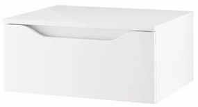 Mobile bagno sospeso con lavabo da appoggio e specchio LED - MIXI C