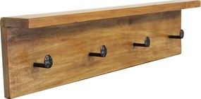 ZORRO - appendiabiti in legno di mogano