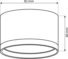 Brilagi - LED Faretto SMOOTH 1xGX53/15W/230V nero
