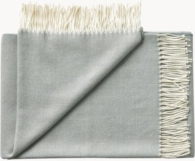 Coperta premium in baby alpaca con frange Panama