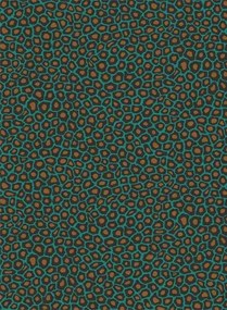 Tapete Senzo Spot von Cole & Son - Petrol/ Gold