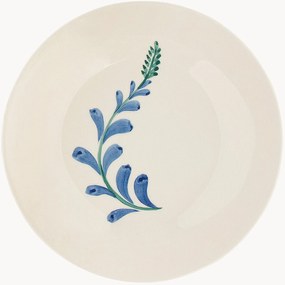 Piatto da colazione dipinto a mano Indigo Flora