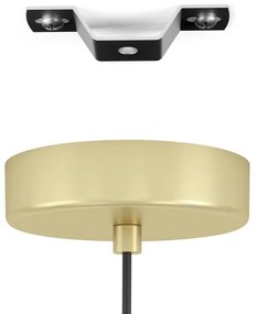 Eglo 43767 - Lampadario a sospensione con filo STILLINGTON 1xE27/40W/230V oro