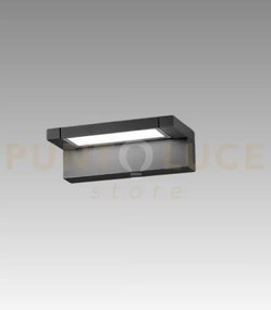 Applique in alluminio antracite opaco display doppia emissione led ...