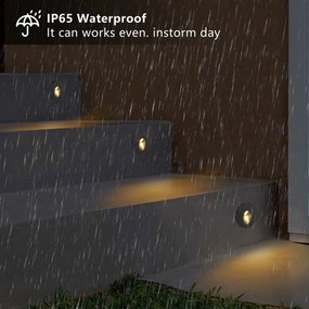 Brilagi - LED lampada da incasso per esterni STAIRDOT LED/2W/230V, nero, IP65, rotonda