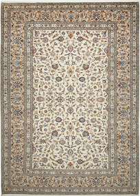 Kashan Tappeto persiano 340x250 Beige (Iran) Annodato A Mano