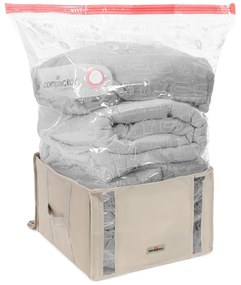 Organizer per vestiti sottovuoto in tessuto 42x40x25 cm Life – Compactor