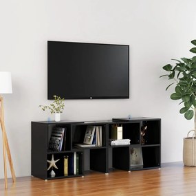 Mobile tv nero lucido 104x30x52 cm in truciolato
