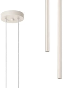 Sollux SL.1513 - Lampadario a sospensione con filo PASTELO 2xG9/8W/230V color crema
