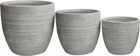 NURIA - set di 3 vasi