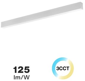 Lampada Lineare LED da Soffitto 42W 120cm Bianca con driver Philips