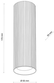 Faretto TUNE M 1xGU10/10W/230V 17 cm bianco