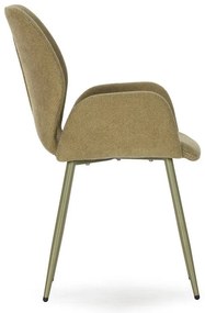 Set di sedie da pranzo verde in imbottito 2 pz Ansu – Marckeric