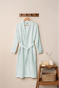 Accappatoio color menta in mussola L/XL Kimono – Foutastic