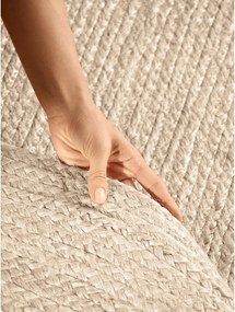 Tappeto colore naturale chiaro in iuta reversibile/tessuto a mano 160x230 cm Braided – Hanse Home