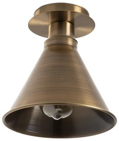 Lampada da soffitto color bronzo con paralume in metallo ø 20 cm Berceste - Opviq lights