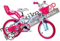 Bici Bambina Minnie Dino Bike 16 pollici