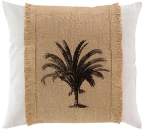 Cuscino decorativo in juta 45x45 cm Rico - douceur d'intérieur
