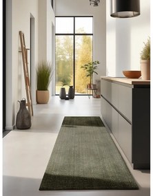 Passatoia color kaki in iuta 80x200 cm Bouclé – Hanse Home