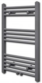 Radiatore Centrale Portasciugamano Dritto Grigio 500 X 764 Mm /