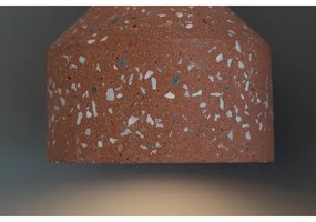 Klausen 111038 - Lampadario a sospensione con filo RESIN 1xE27/11W/230V rosa/nero