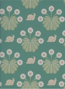 Little Greene Tapete Burges Snail - Ocean