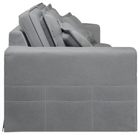 Divano grigio chiaro 196 cm Nora – Ropez