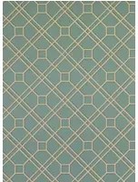 GP & J Baker Tapete Langdale Trellis - Teal/ Bronze