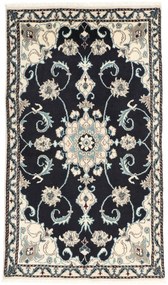 Nain Tappeto persiano 90x160 Blu (Iran) Annodato A Mano