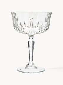 Set di 6 coppe champagne con motiv in rilievo Opera