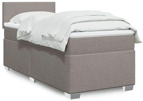 Giroletto A Molle Con Materasso Tortora 100x200 Cm İn Tessuto /