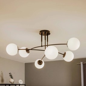 EMIBIG LIGHTING Plafoniere Pregos 6 in nero, 6 luci