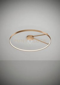 Anello lampada da soffitto rame spazzolato diam.109cm 2700k 3832lm...