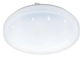 Plafoniera Moderna Frania-S Acciaio Bianco Led Integrato 10W