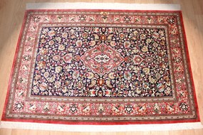 Ghom Tappeto 110x160 (Iran) Annodato A Mano