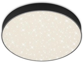 Briloner 7074-415 - Plafoniera LED STAR SKY LED/21W/230V diametro 28 cm nero