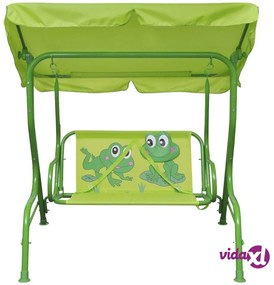 vidaXL Altalena per Bambini Verde