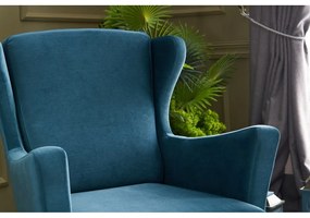 Poltrona con le orecchie blu Lola Brejer - Artie