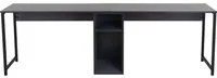 Scrivania doppia 240x74x60 cm antracite Twin