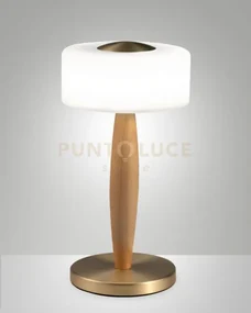 Elea lampada da tavolo  ottone satinato dimmerabile a led 3000k - 8...
