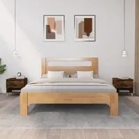 Comodini 2 pz Rovere Fumo 50x46x50 cm in Legno Multistrato cod mxl 29968