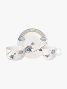 Set stoviglie per bambini in porcellana Walk like an Elephant 3 pz