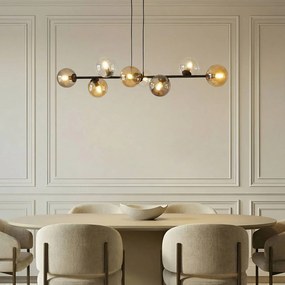 Lampada a sospensione Glassy EMIBIG LIGHTING, dimmerabile, Nero, Soggiorno / Sala da pranzo, Vetro, Moderno, Lampada a sospensione