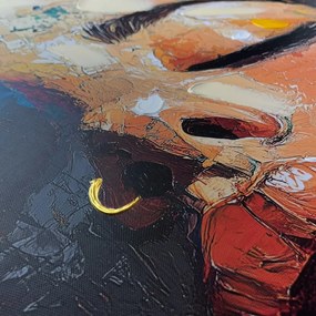 Quadro con elementi dipinti a mano 70x100 cm Vivian – Styler