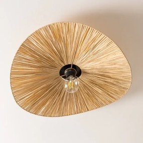 Brilagi - Lampadario a plafone LED CERIA BOHO 1xE27/40W/230V Ø 60 cm in rafia