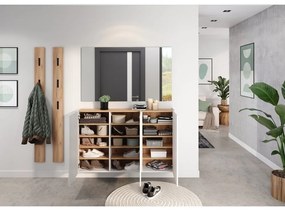 Scarpiera da appendere bianca effetto rovere Libbiano - Germania