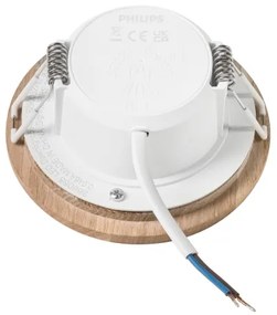 Faretto LED incasso WOODY SPOT 5,5W 230V 4000K rovere Ø10 cm